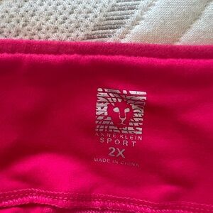 Anne Klein Sport Bright Pink Performance Top